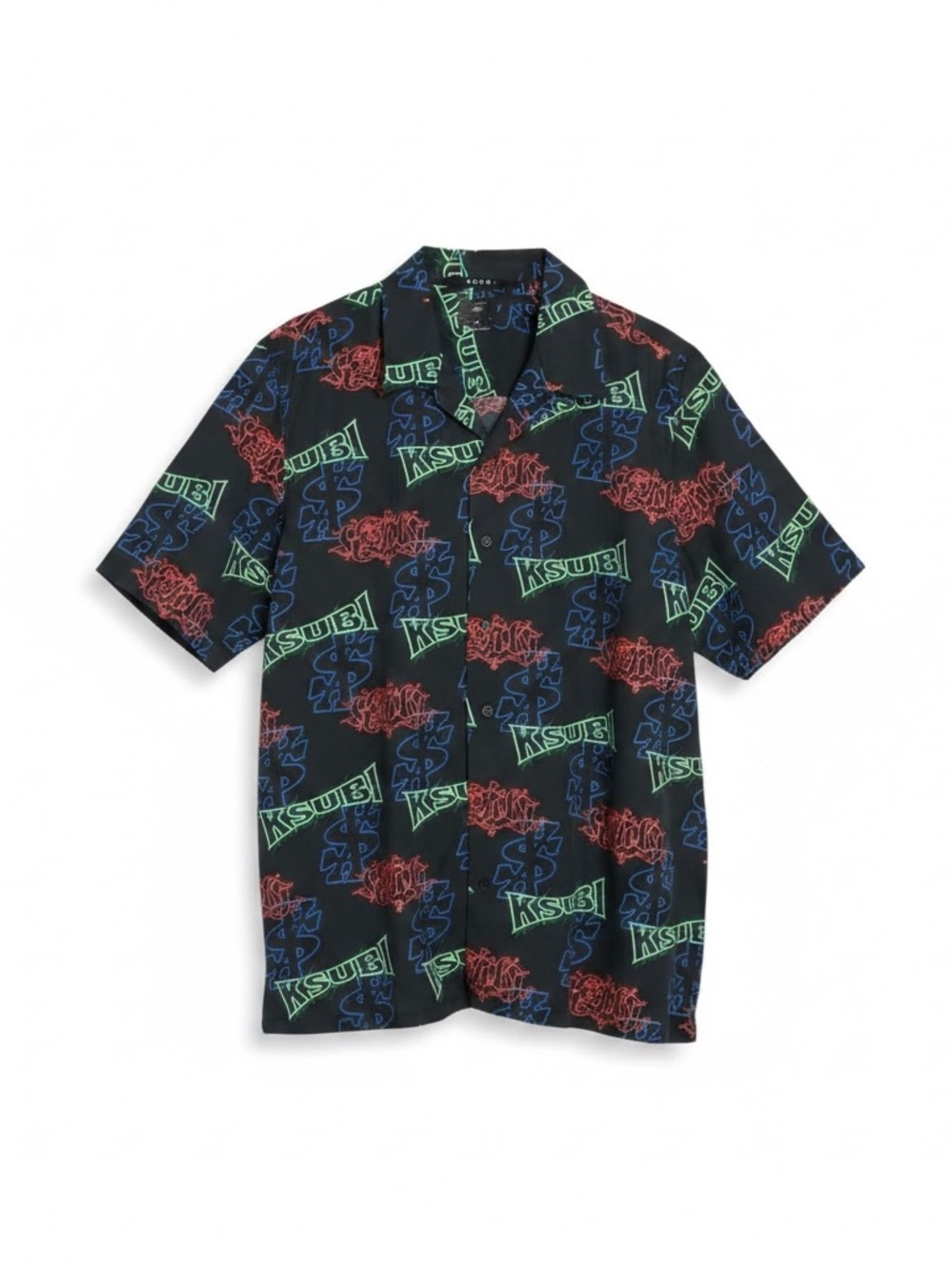 Ksubi‎ Glow Resort Camp Shirt Size Large NWT